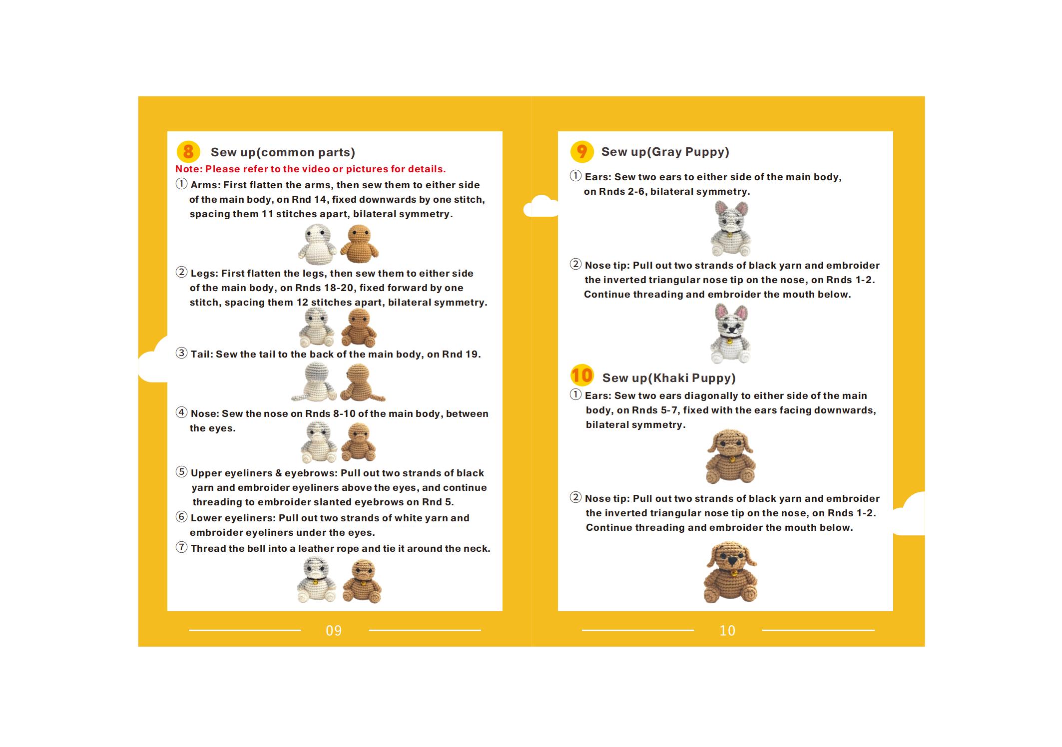 Crochet kit|Roly Poly Dog – Iptek crochet kit